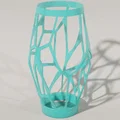 Bình hoa họa tiết Voronoi — Cấu trúc lưới hình học | Không cần support - Thumbnail 2