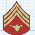 Bộ phù hiệu cấp bậc học viên Thủy quân lục chiến (Marine Corps) STL - Thumbnail 4