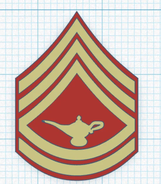 Bộ phù hiệu cấp bậc học viên Thủy quân lục chiến (Marine Corps) STL - Image 6