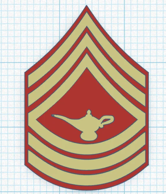 Bộ phù hiệu cấp bậc học viên Thủy quân lục chiến (Marine Corps) STL - Image 7