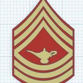 Bộ phù hiệu cấp bậc học viên Thủy quân lục chiến (Marine Corps) STL - Thumbnail 7
