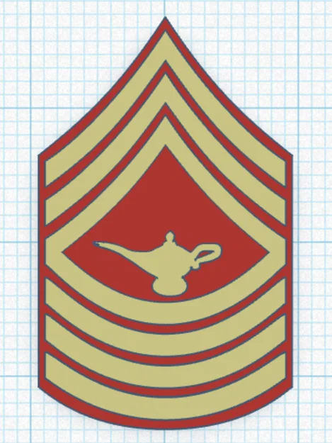 Bộ phù hiệu cấp bậc học viên Thủy quân lục chiến (Marine Corps) STL - Image 8