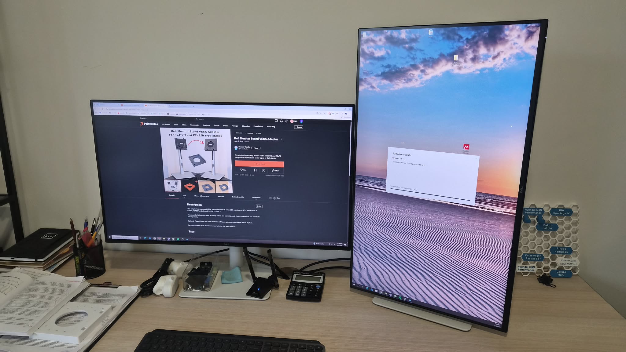 Ngàm chuyển đổi VESA cho chân đế Dell kèm bộ tăng chiều cao - Thumbnail 5