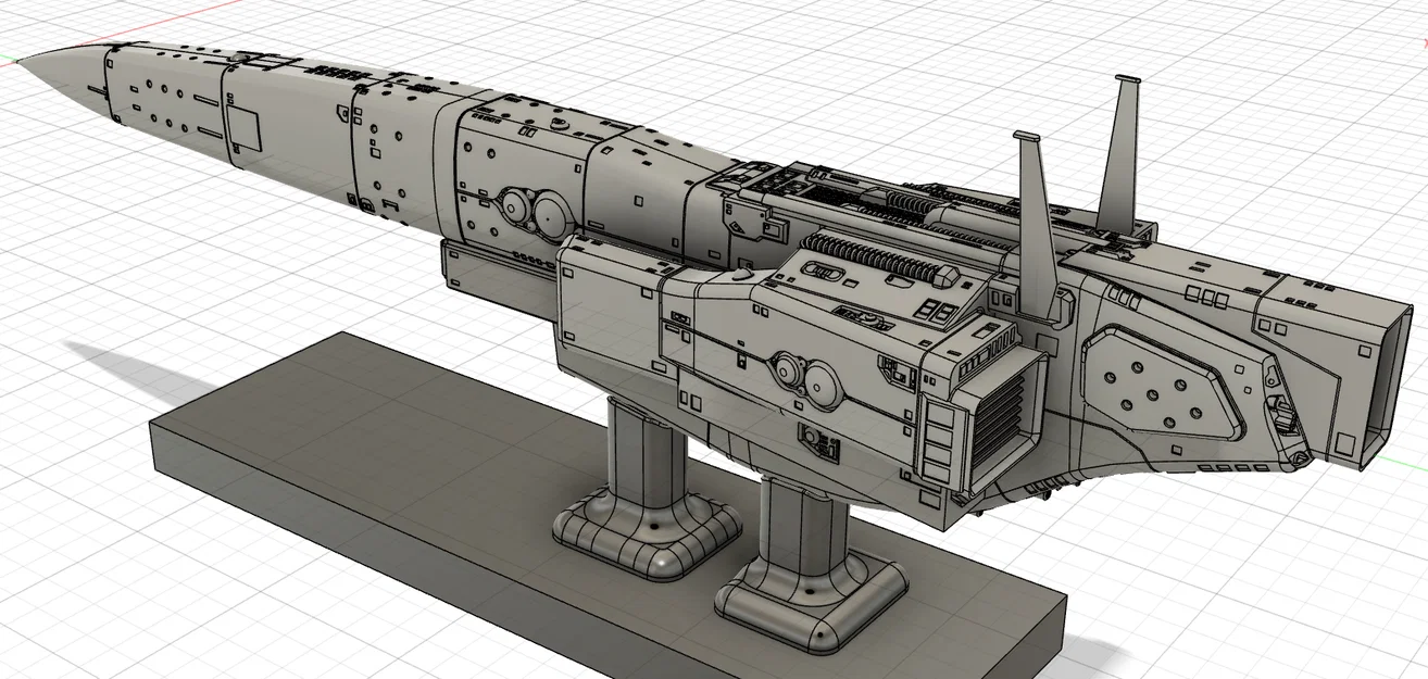 Mô hình chiến hạm Đế chế tỷ lệ 1/3000 lấy cảm hứng từ LoGH - Image 4