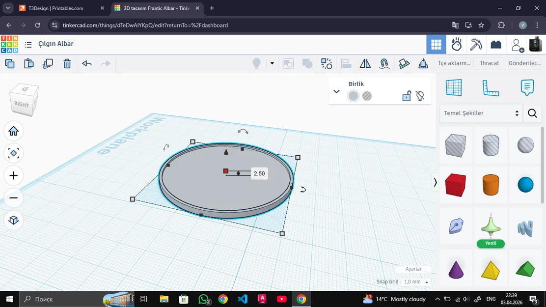 Đế lót ly 3D (Bardak Atlığı) tối giản - Bảo vệ mặt bàn hiệu quả - Image 3