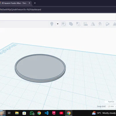 Đế lót ly 3D (Bardak Atlığı) tối giản - Bảo vệ mặt bàn hiệu quả