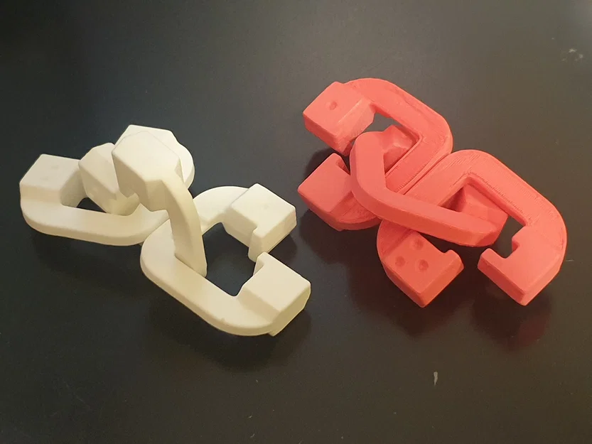 Mô hình giải đố xích Hanayama 3 mảnh đầy thử thách trí tuệ - Image 1