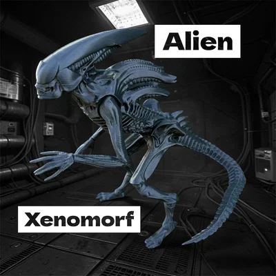 Mô hình Alien, xenomorph từ Prometheus và Covenant