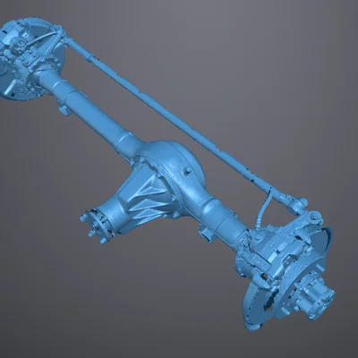 Mô hình 3D trục trước Suzuki Samurai (Front Axle Scan) cho dân kỹ thuật