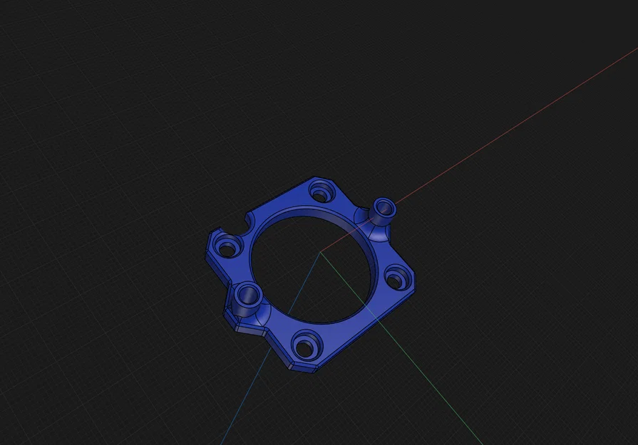 Ngàm gắn quạt tản nhiệt cho BTT EBB36 và động cơ NEMA 17 - Image 1