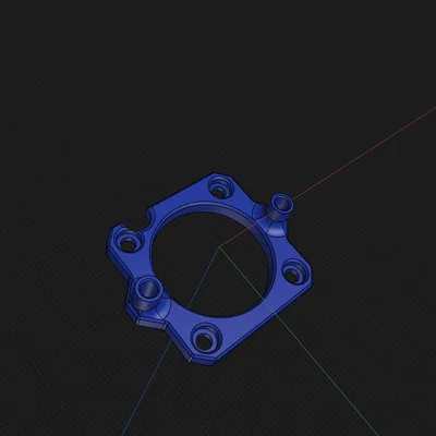 Ngàm gắn quạt tản nhiệt cho BTT EBB36 và động cơ NEMA 17