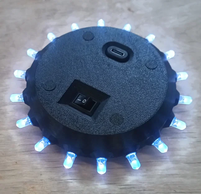 Puck Sạc Đèn UV 360° Cho Đĩa Disc Golf Phát Quang - Image 1