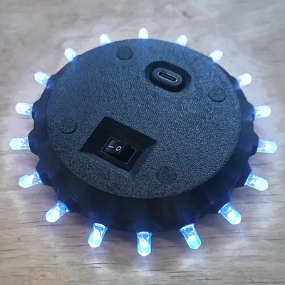 Puck Sạc Đèn UV 360° Cho Đĩa Disc Golf Phát Quang