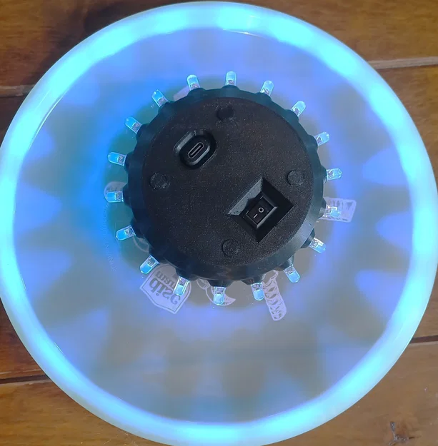 Puck Sạc Đèn UV 360° Cho Đĩa Disc Golf Phát Quang - Image 2