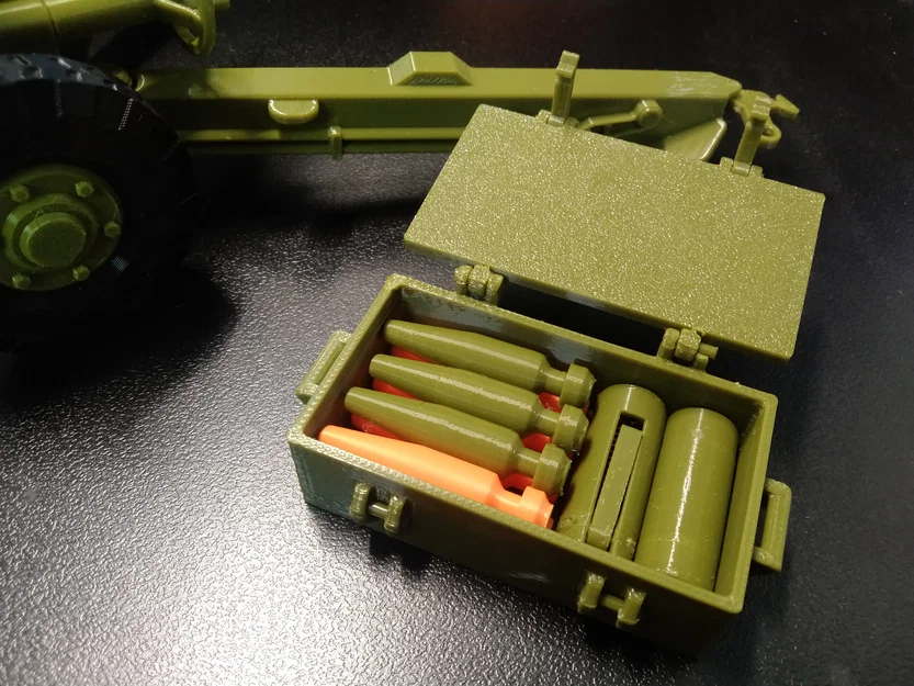 Mô hình thùng đạn pháo thu nhỏ (Artillery Crate) cho 2A65 Msta-B - Image 2