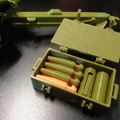Mô hình thùng đạn pháo thu nhỏ (Artillery Crate) cho 2A65 Msta-B