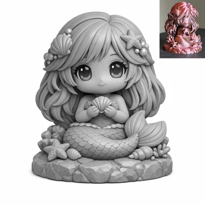 Nàng tiên cá Chibi #2