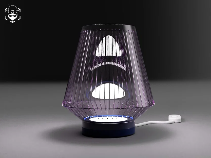 Đèn bàn HaloWire – Thiết kế LED tối giản hiện đại - Image 1