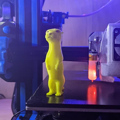 Mô hình chú rái cá đứng (Otter standing up) in 3D dễ thương