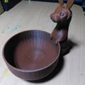 Mô hình 3D Easter Otter - Chú rái cá đựng trứng xinh xắn - Thumbnail 1