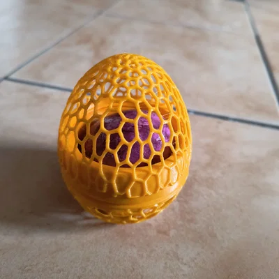 Vỏ trứng trang trí và bảo vệ phong cách Voronoi