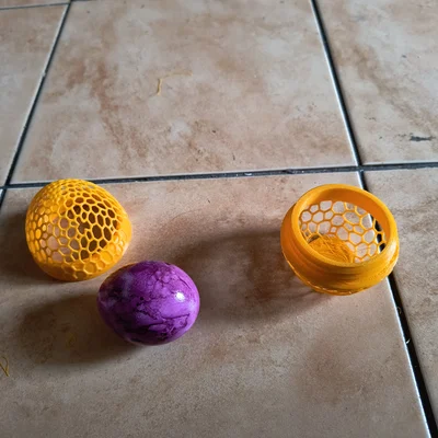 Vỏ trứng trang trí và bảo vệ phong cách Voronoi