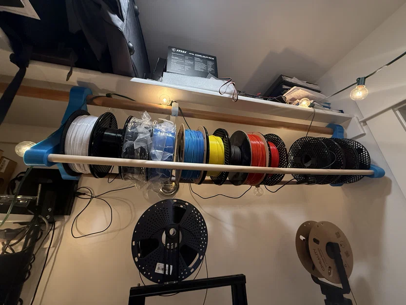 Móc Treo Cuộn Nhựa 1KG Cho Thanh Treo Tủ Quần Áo - Image 2