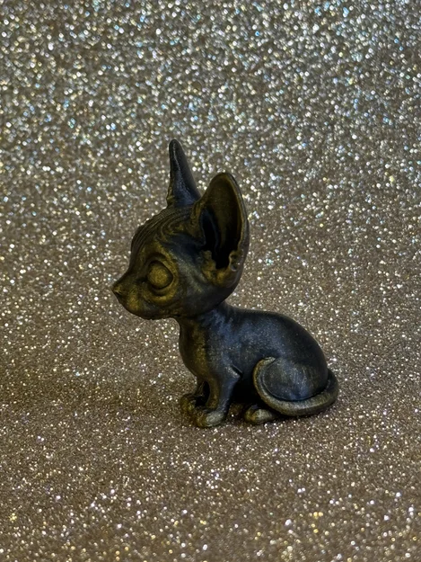 Mô hình mèo Sphynx 3D – Dễ thương & Kỳ bí - Image 2