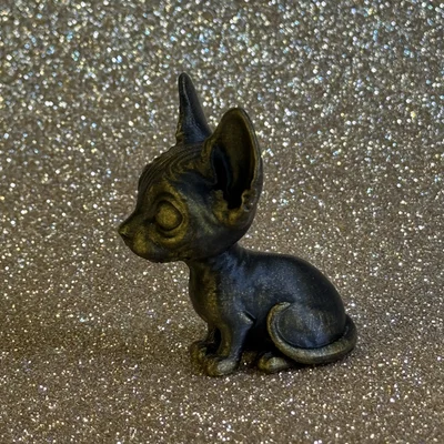 Mô hình mèo Sphynx 3D – Dễ thương & Kỳ bí