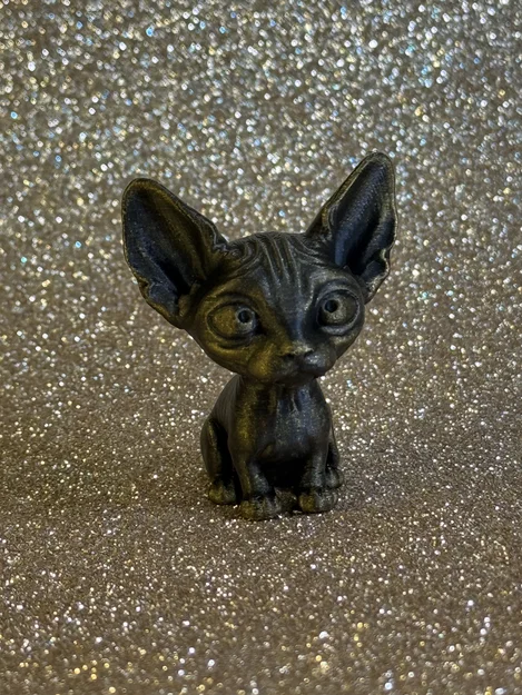 Mô hình mèo Sphynx 3D – Dễ thương & Kỳ bí - Image 3