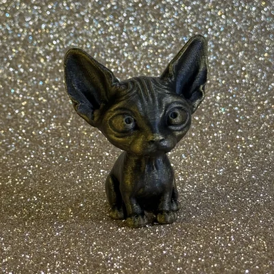 Mô hình mèo Sphynx 3D – Dễ thương & Kỳ bí