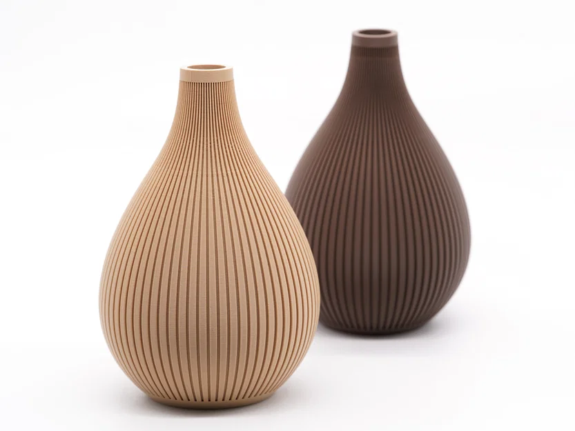 Bình hoa Solstice Vase — Bình cắm hoa dáng giọt nước với đường gân tinh tế - Image 2