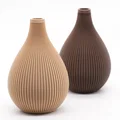 Bình hoa Solstice Vase — Bình cắm hoa dáng giọt nước với đường gân tinh tế - Thumbnail 2