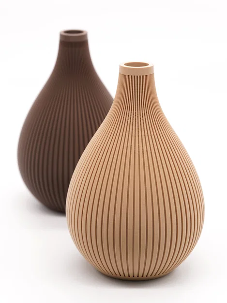 Bình hoa Solstice Vase — Bình cắm hoa dáng giọt nước với đường gân tinh tế - Image 6