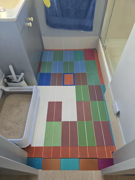 Tấm lót sàn chống văng cát vệ sinh cho mèo - Image 5