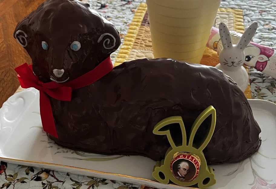 Khay đựng kẹo Mozart Kugel hình thỏ Phục sinh - Image 3