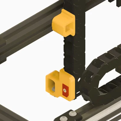 Bộ hướng dẫn xích cáp Z và giá đỡ ray dưới cho Voron 2.4