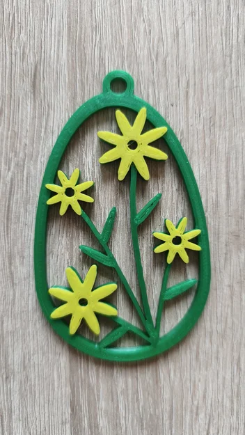 Đồ trang trí hình quả trứng phối màu cho dịp lễ Phục sinh - Image 1