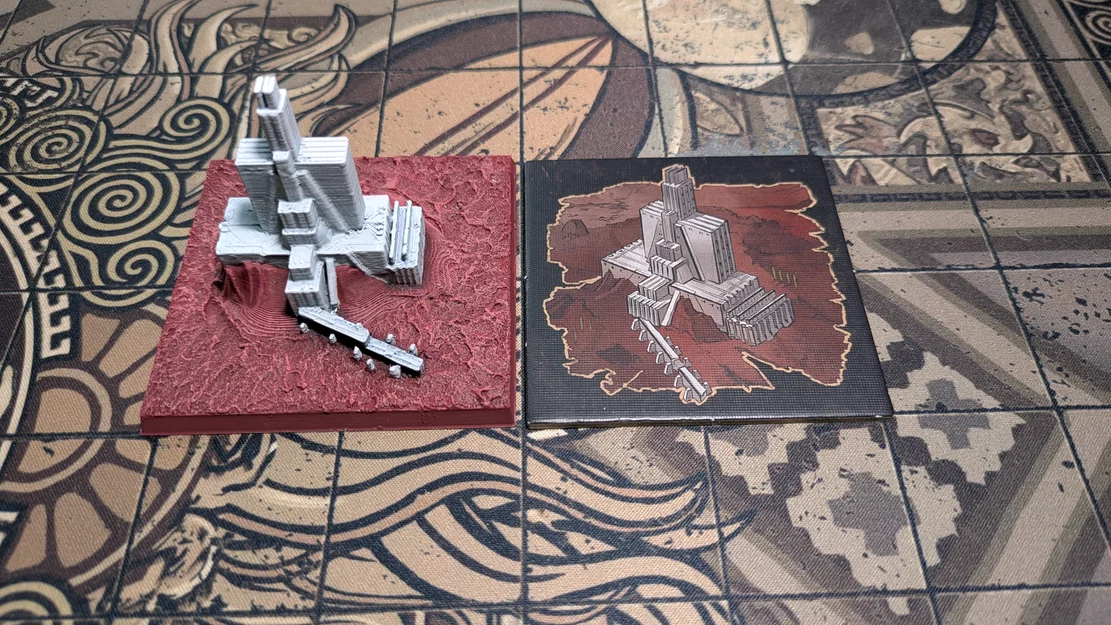 Aeon Trespass: Odyssey - Tấm địa hình Krypteia Outpost (+bản hư hại) - Image 1