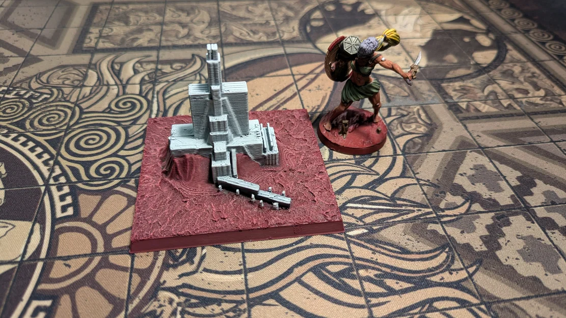 Aeon Trespass: Odyssey - Tấm địa hình Krypteia Outpost (+bản hư hại) - Image 3