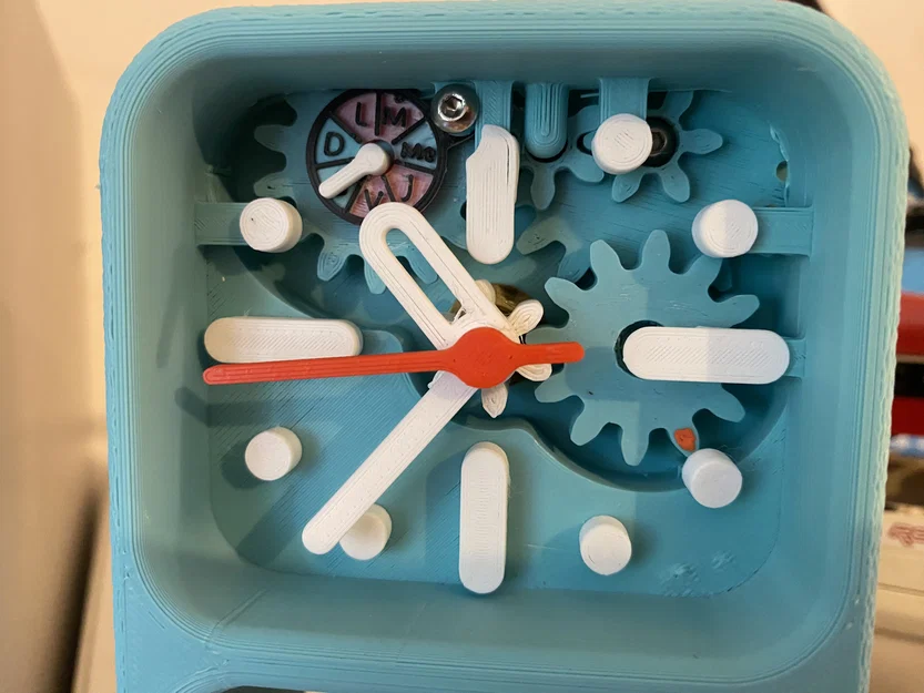 Đồng hồ để bàn hiển thị các thứ trong tuần - Image 2