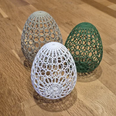 Trứng phục sinh trang trí kiểu lưới