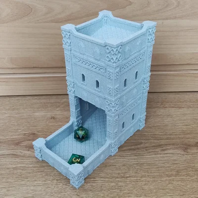 Dwarf Dice Tower (bản remix) - Tích hợp khớp nối và nam châm