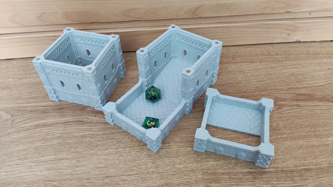 Dwarf Dice Tower (bản remix) - Tích hợp khớp nối và nam châm - Image 2
