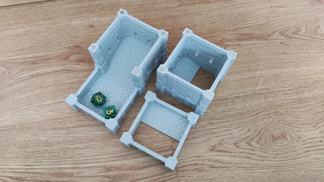 Dwarf Dice Tower (bản remix) - Tích hợp khớp nối và nam châm - Image 3