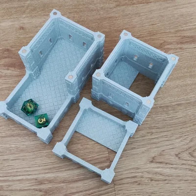 Dwarf Dice Tower (bản remix) - Tích hợp khớp nối và nam châm