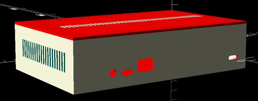 Bộ khung Case cho Banana Pi BPI-F3 NAS - Image 3