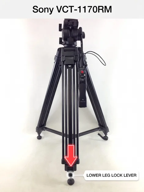 Lẫy Khóa Chân Dưới Cho Tripod Sony VCT-1170RM - Image 2