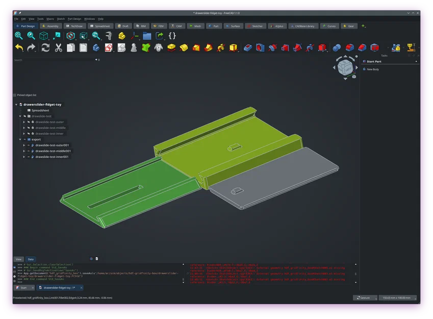 Đồ chơi fidget trượt ngăn kéo (Drawerslider fidget toy) - Image 2