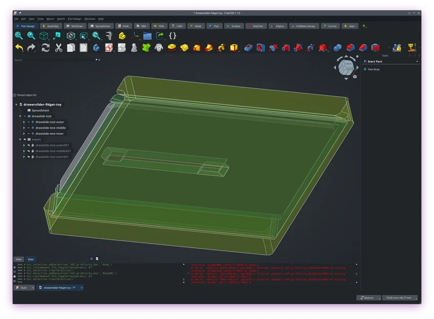 Đồ chơi fidget trượt ngăn kéo (Drawerslider fidget toy) - Image 4